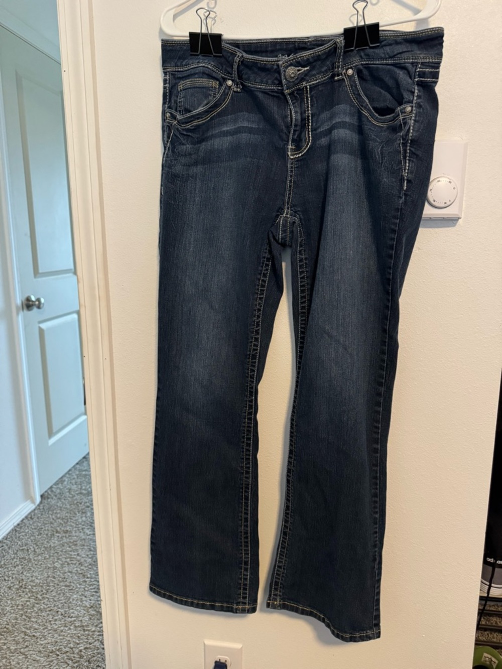 Maurices Dark Blue Bootcut Stretch Jeans